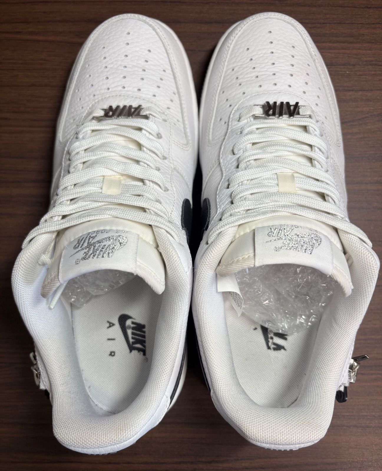 ナイキ エアフォース1 ロー ホワイトジッパー 中古品 size27.5 