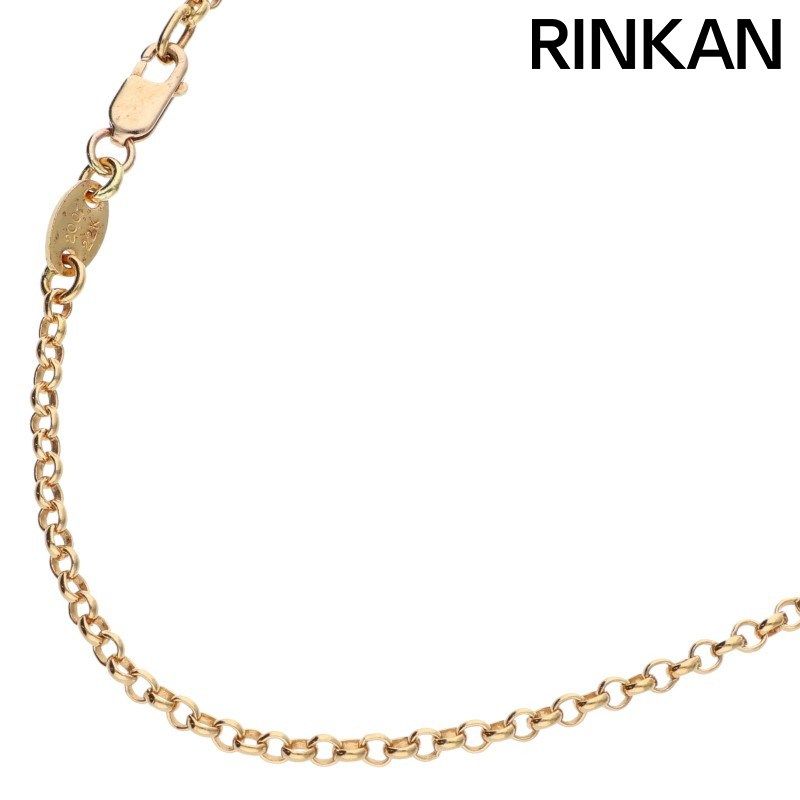 クロムハーツ 22K NECKCHAIN R16/ロールチェーン16inch ゴールドネックレス メンズ 16inch