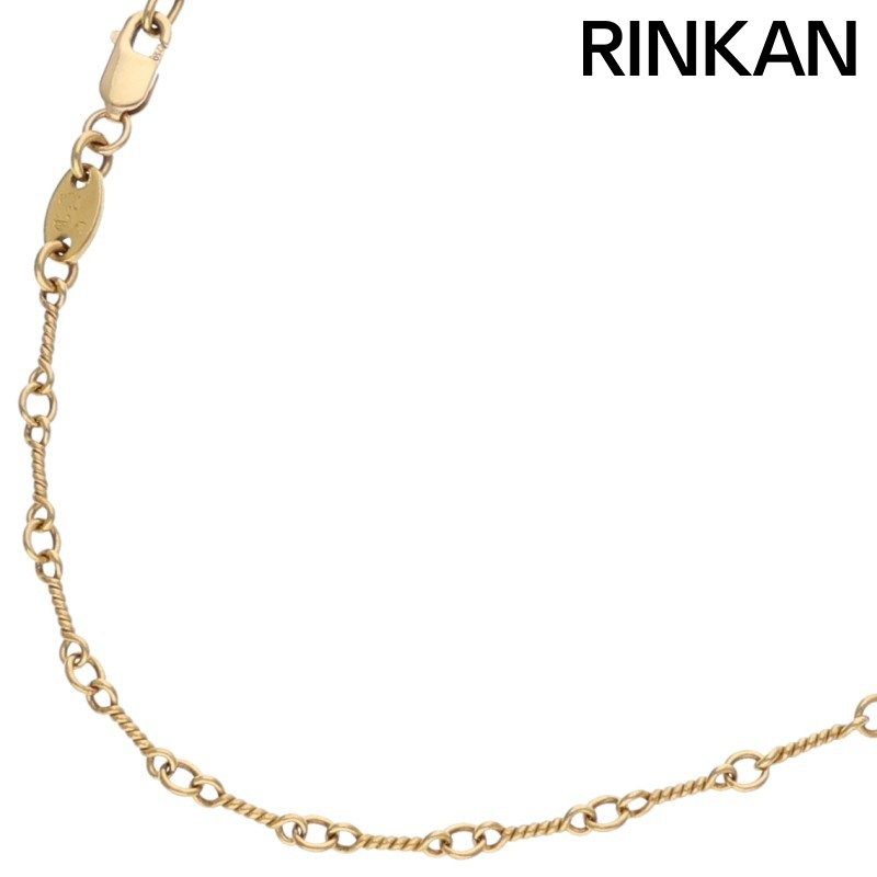 クロムハーツ 22K NECKCHAIN T18/ツイストチェーン18inch ゴールドネックレス メンズ 18inch