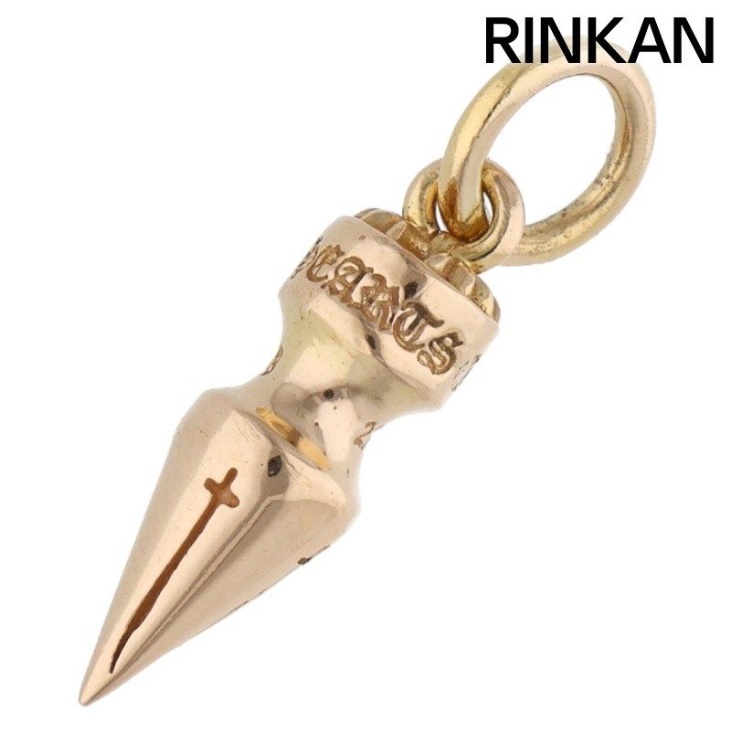 クロムハーツ 22K SPIKE CHARM/スパイク チャーム/ゴールドネックレストップ メンズ