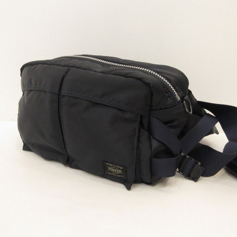 【姫路東店】 中古 PORTER | ポーター ウエストバッグ TANKER WAIST BAG 622-78302 ネイビー 【121】