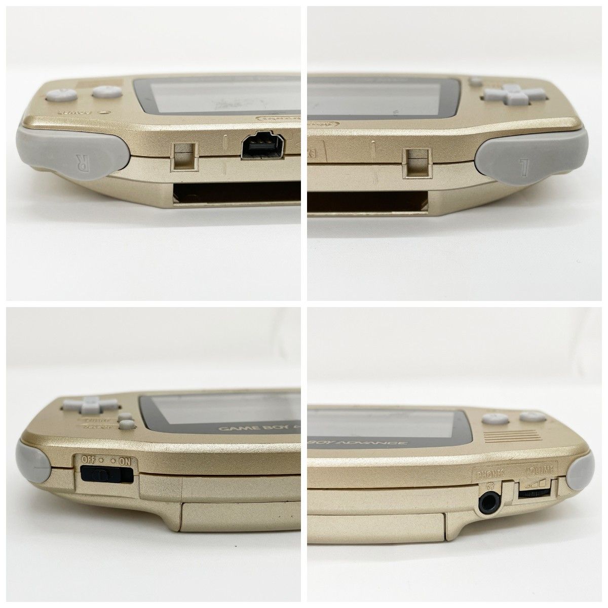 Nintendo ニンテンドウ ゲームボーイアドバンス本体 ゲームボーイアドバンス専用ACアダプタセット AGB-001 AGB-008 ゴールド