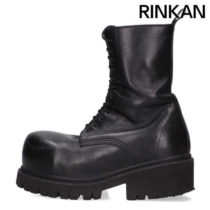 バレンシアガ STOMPER BOOTIE 805881 ストンパーサイドジップブーツ メンズ 44