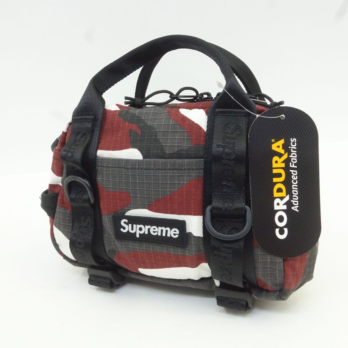 未使用】Supreme Mini Duffle Bag Red Camo シュプリーム ミニダッフル