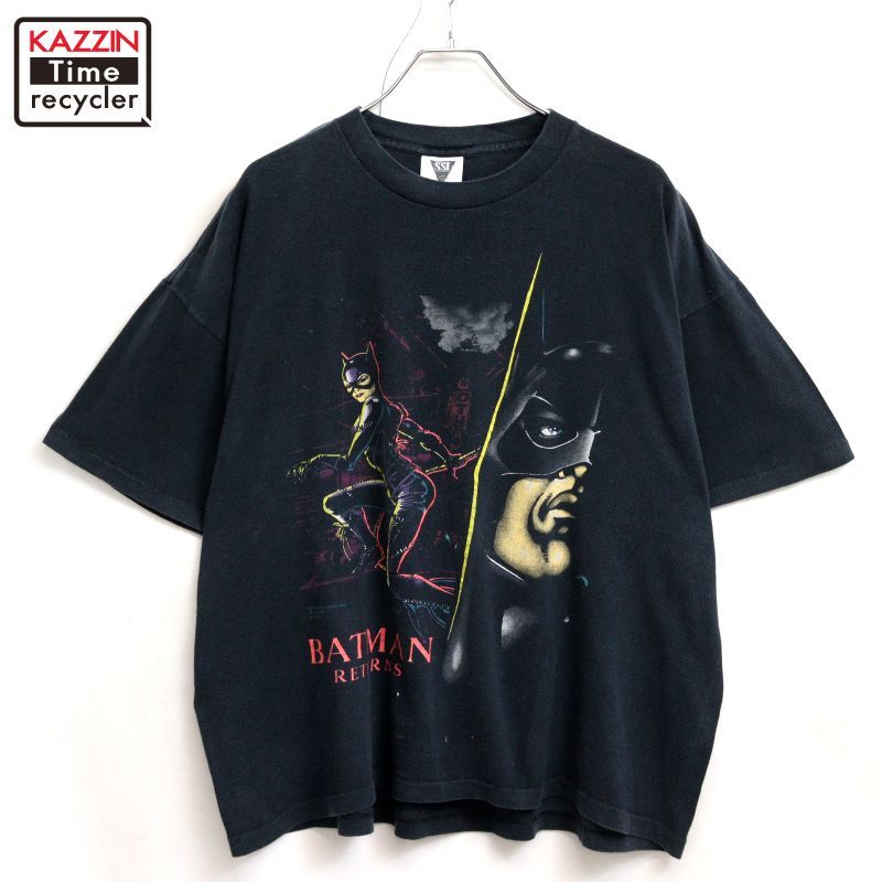 90s USA製 vintage バットマン BATMAN 半袖Ｔシャツ メンズ 表記XLサイズ
