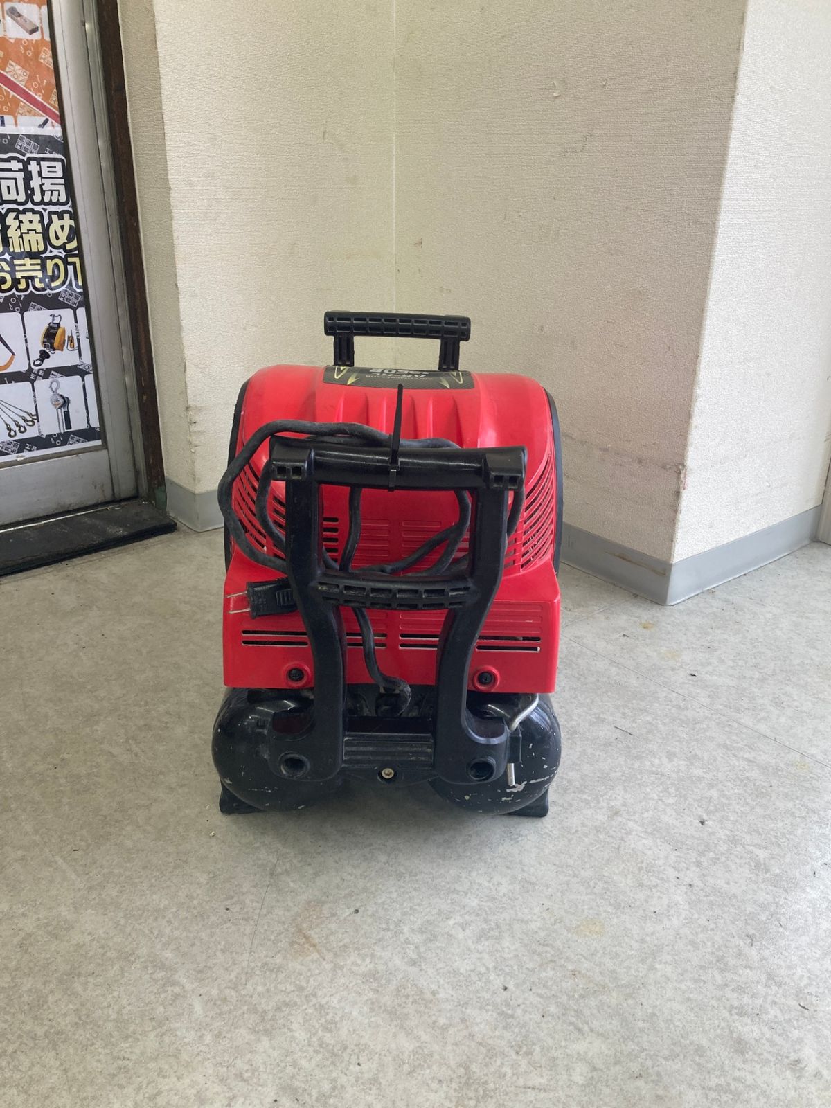 【中古品】【0921】★マックス(MAX) 45気圧エアコンプレッサ【高圧・常圧エア取出口計4箇所】 AK-HL1250E　ITTN2ICQUFYW