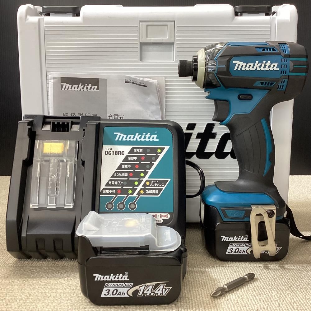 【中古美品・展示品】makita/マキタ TD138D 14.4V充電式インパクトドライバ(バッテリ２個＋充電器＋ケース)【203】