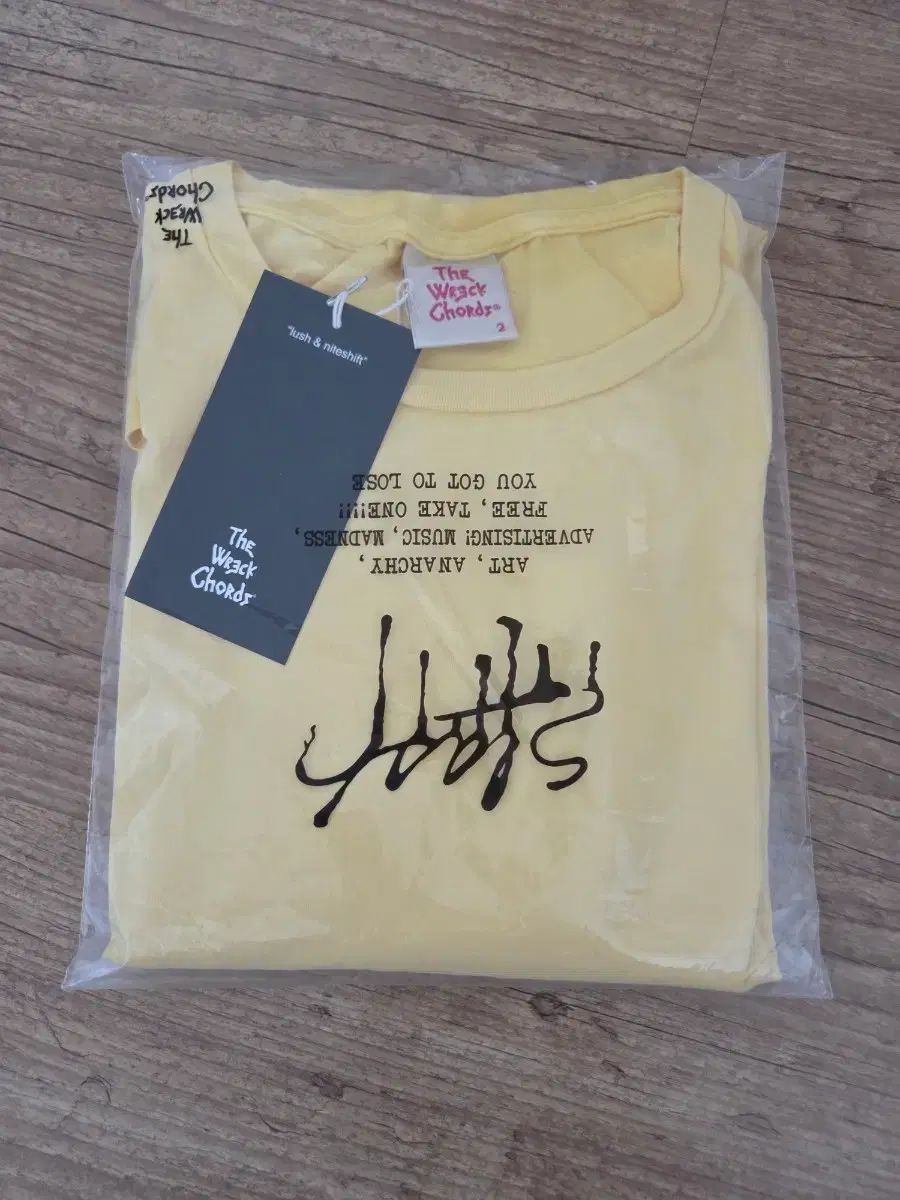 ザ・ラングス ブランクTシャツ イエロー サイズ2 新品