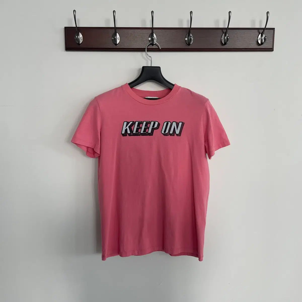 サンドロ ピンク 半袖 Tシャツ