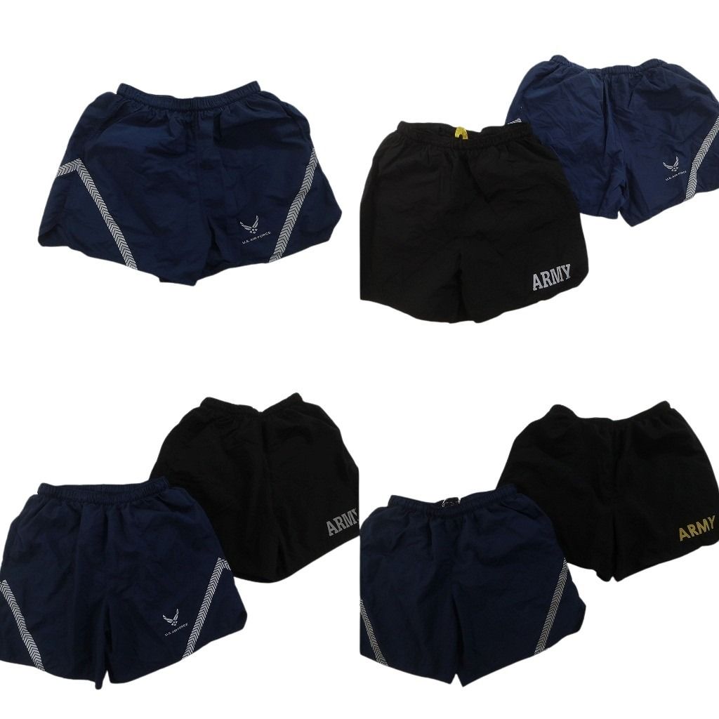 古着卸 まとめ売り ミリタリー ショートパンツ 7枚セット ( メンズ M ) AIRFORCE ARMY トレーニングショーツ 中古 古着 NF1275