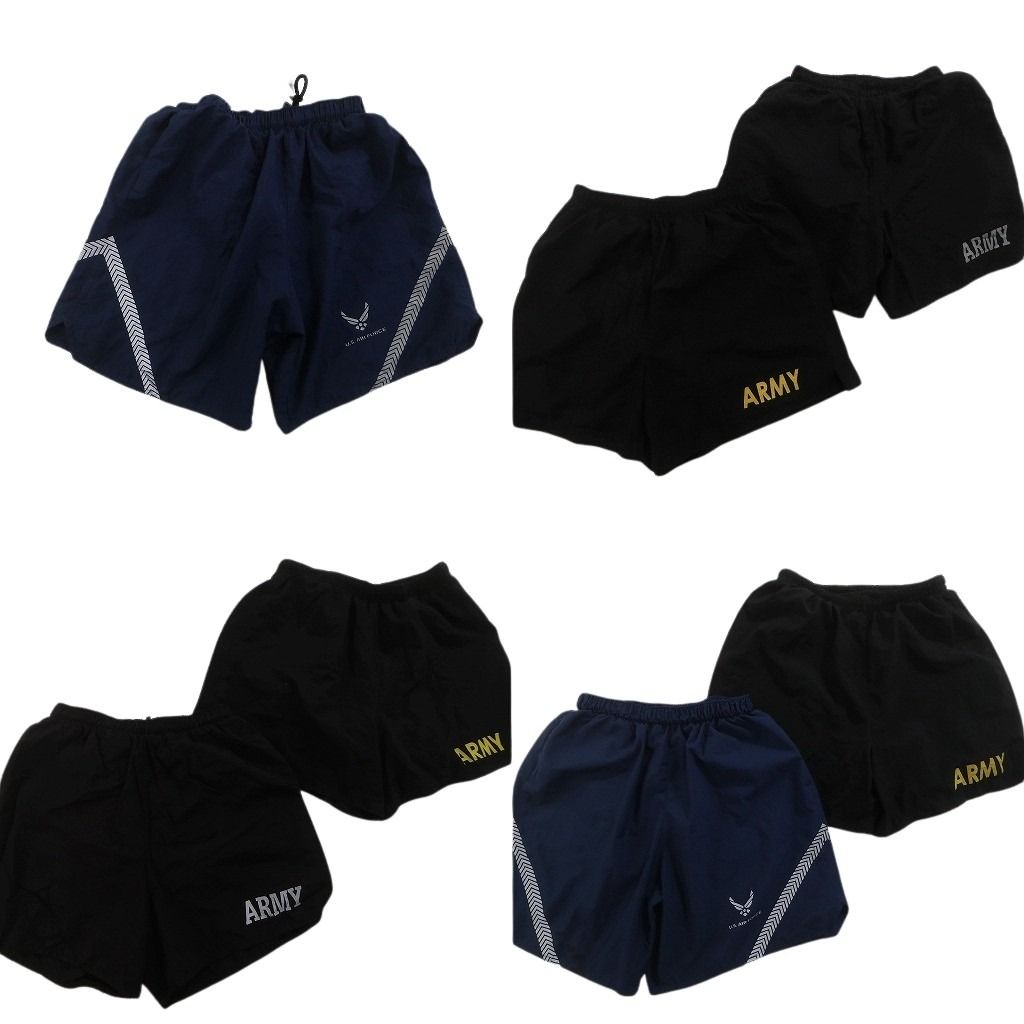 古着卸 まとめ売り ミリタリー ショートパンツ 7枚セット ( メンズ XS/S ) AIRFORCE ARMY トレーニングショーツ 中古 古着 NF1277