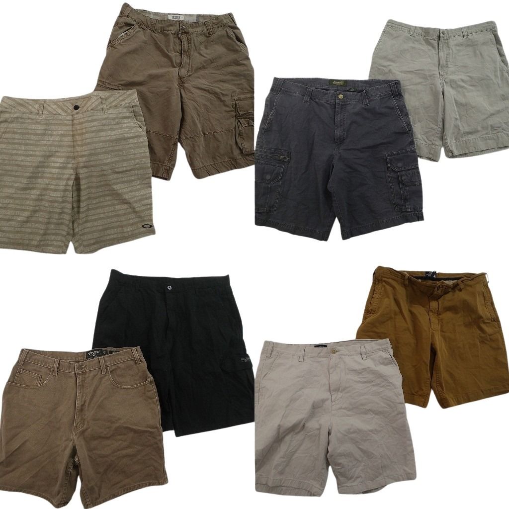 古着卸 ブランド ショートパンツ 8枚セット ( メンズ 38 ) ノースフェイス リーバイス コロンビア エディーバウアー 中古 古着 NF1279