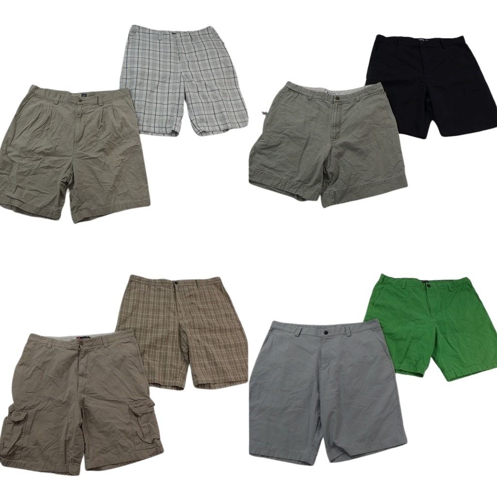 古着卸 まとめ売り ブランド ショートパンツ 8枚セット ( メンズ 38 ) GAP コロンビア アディダス チャップス 中古 古着 NF1302