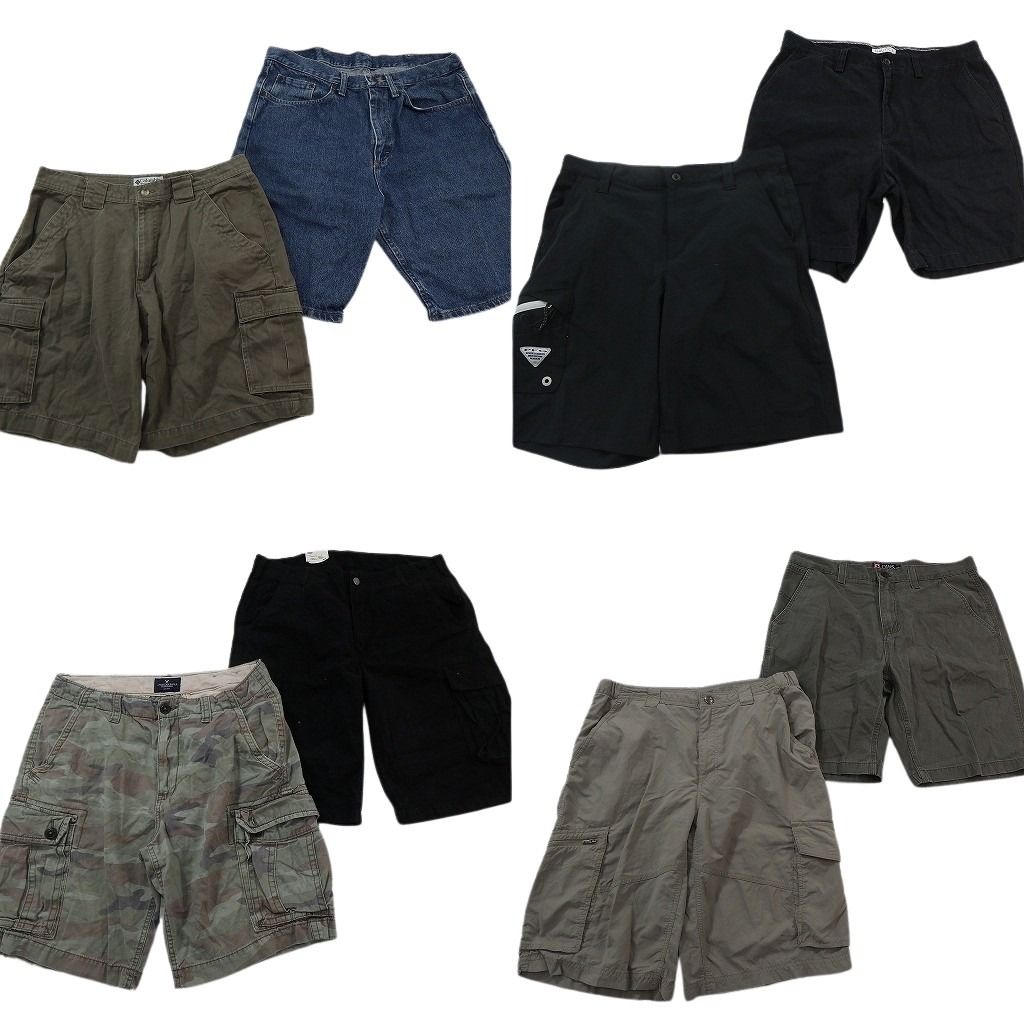 古着卸 まとめ売り ブランド ショートパンツ 8枚セット ( メンズ 34 ) コロンビア ラングラー チャップス リーバイス 中古 古着 NF1311 11,076円