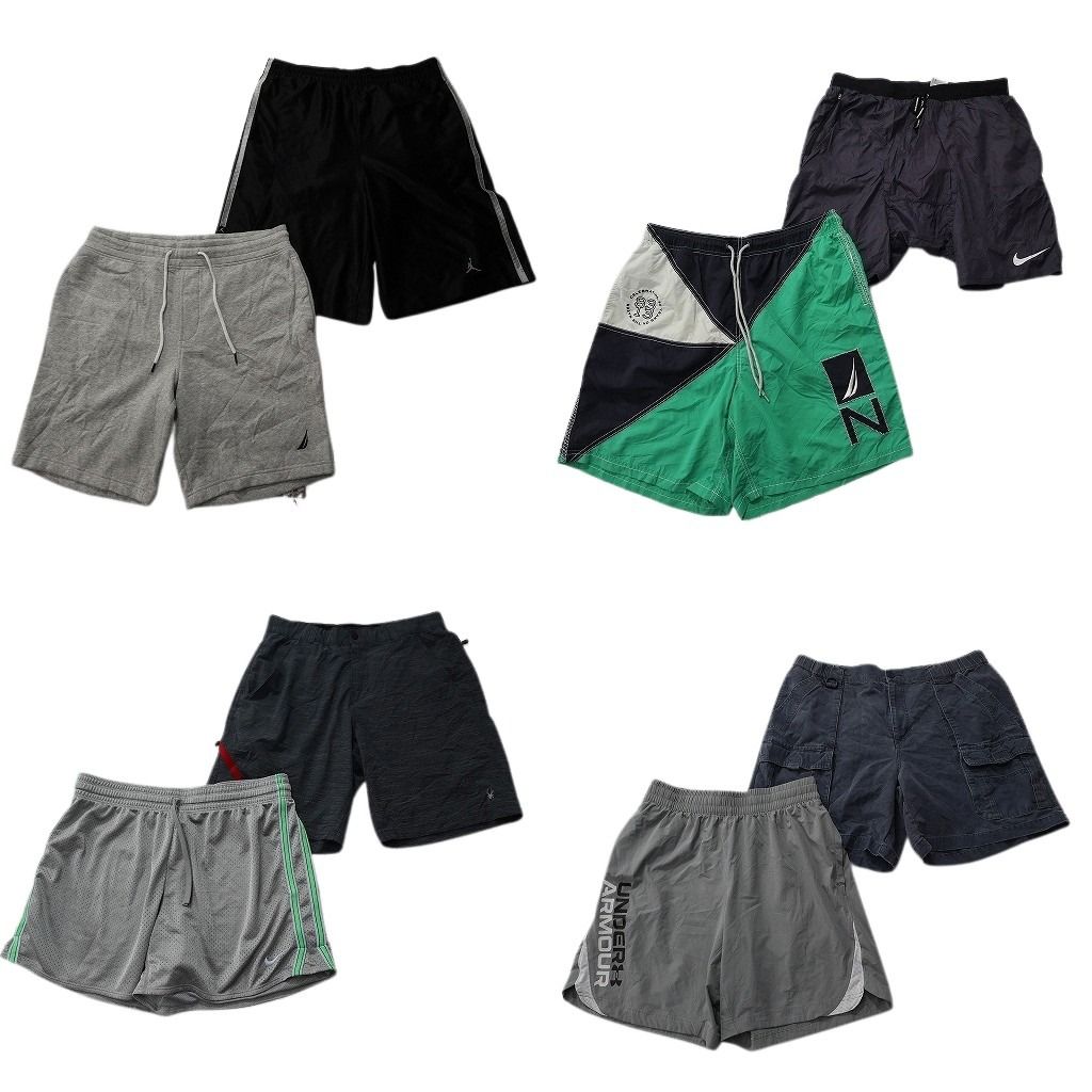 古着卸 まとめ売り ブランド ショートパンツ 8枚セット ( メンズ L ) コロンビア ジョーダン ナイキ ノーティカ 中古 古着 NF1372