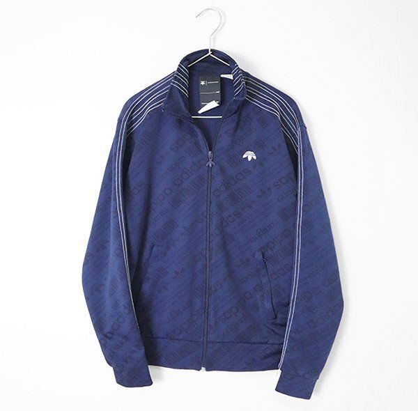 adidas × Alexander Wang ◆ Jacquard Track Top ジャガード トラックジャケット 紺 J/3XS ジャージ アディダス アレキサンダーワン /ES20