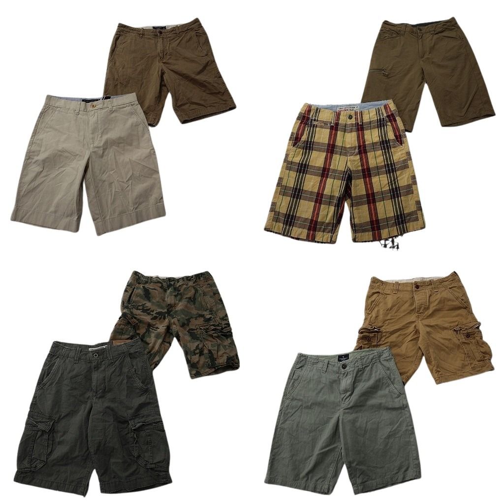 古着卸 まとめ売り ブランド ショートパンツ 8枚セット ( メンズ 30 ) パタゴニア アバクロ トミー ホリスター 中古 古着 NF1377