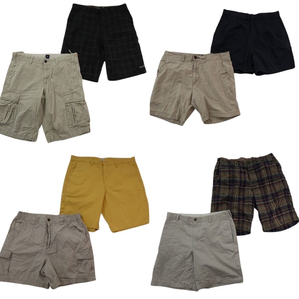 古着卸 まとめ売り ブランド ショートパンツ 8枚セット ( メンズ 35 ) GAP エルエルビーン アメリカンイーグル 中古 古着 NF1388