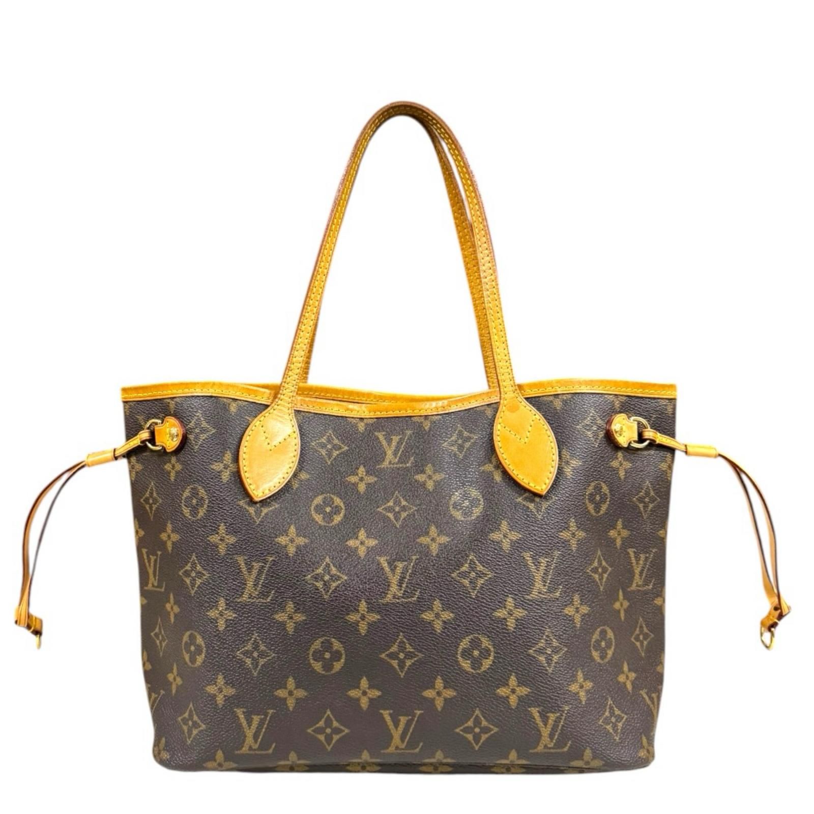 ルイヴィトン ネヴァーフルPM モノグラム トートバッグ モノグラムキャンバス M40155 ブラウン レディース LOUIS VUITTON 中古 ルイヴィトン ルイ ヴィトン
