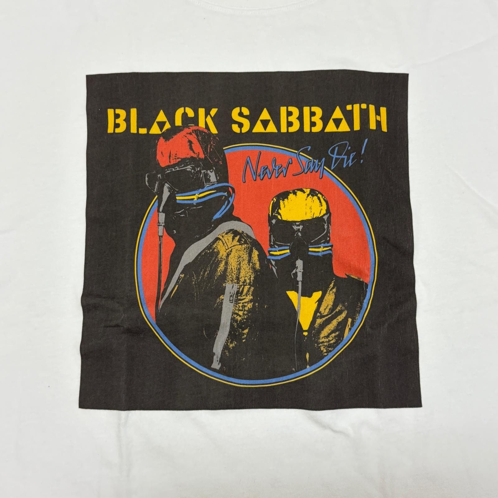 参考上代13200円 未使用 U/MUSIC BLACK SABBATH Never Say Die! T 