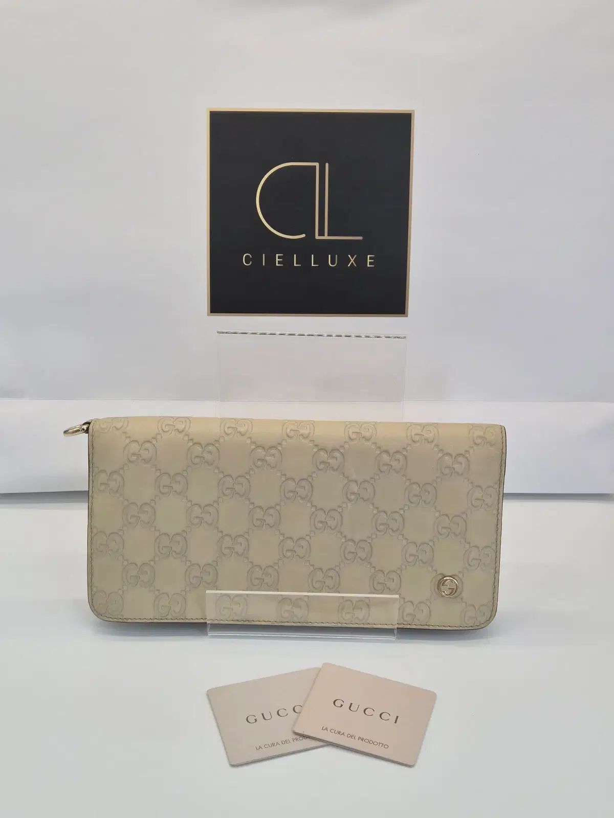 正規品 グッチ ストラップ 長財布