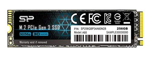 シリコンパワー SSD 256GB 3D NAND M.2 2280 PCIe3.0×4 NVMe1.3 P34A60シリーズ 5年保証 SP256GBP34A60M28Ju