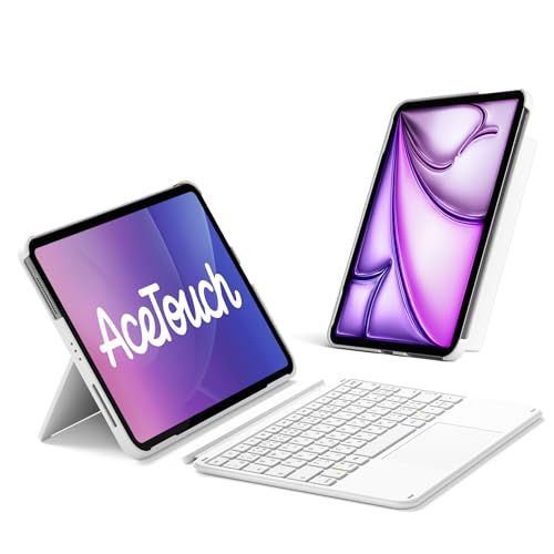 Inateck iPad A16 第11世代/第10世代用 軽量JIS日本語配列キーボードケース iPad Air 11インチ M4 2026/M3 2025/M2 2024 Air第5/4世代10.9インチ Pro11インチ第4/3/2/1世代対応 横/Ju