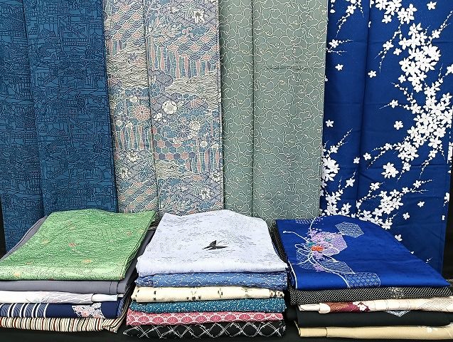 平和屋着物■着物 小紋 単衣 まとめて 20点 人物 蝶 風景 花柄 辻が花 洗える着物 和服 ハンドメイド リメイク 生地 未使用品あり mmm1236