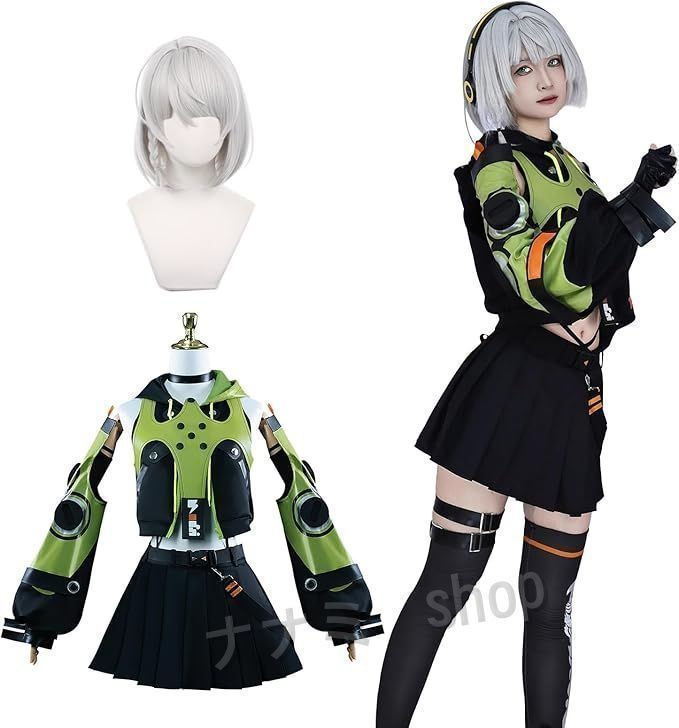 ゼンレスゾーンゼロ アンビーデマラ コスプレ cosplay ウイッグ付き メンバー コスチューム アクセサリー 全セット 高度還元 コスプレ