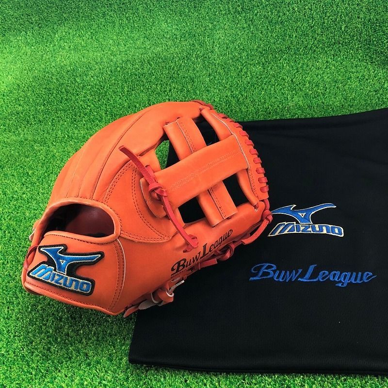 MIZUNOミズノ ビューリーグ硬式用グローブ オールラウンド用 グラブ 2GW-11921 ブライトオレンジ 新品 未使用