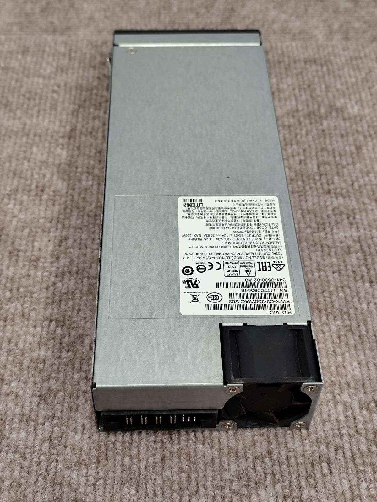 Cisco 250W AC PSU PWR-C2-250WAC / PWR-C2-250WAC= / Catalyst 2960X 2960XR 3650 E1