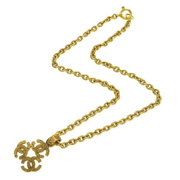 シャネル 94Aトリプルココネックレス 【Bランク】【中古】