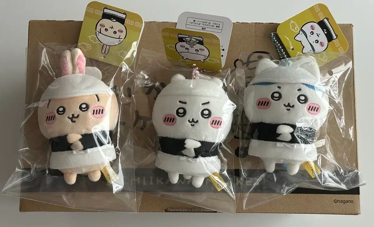 ラーメンマスコット ちいかわ/ハチワレ/うさぎ 新品 まとめ