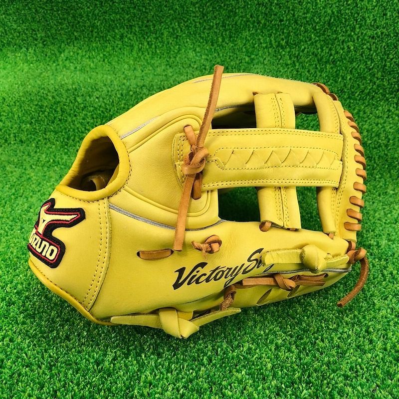 MIZUNO ミズノ 軟式用 ビクトリーステージ HELCREST オールラウンド 軟式野球グローブ 2GN-3600 新品 未使用 ナチュラルライム 24,500円