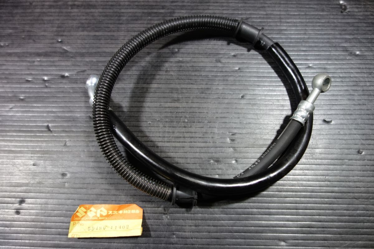 フロントブレーキホース ライン 59480-11402 スズキ 純正 GSX400E GSX400S X B級品 訳あり 新品 未使用 #R20260520