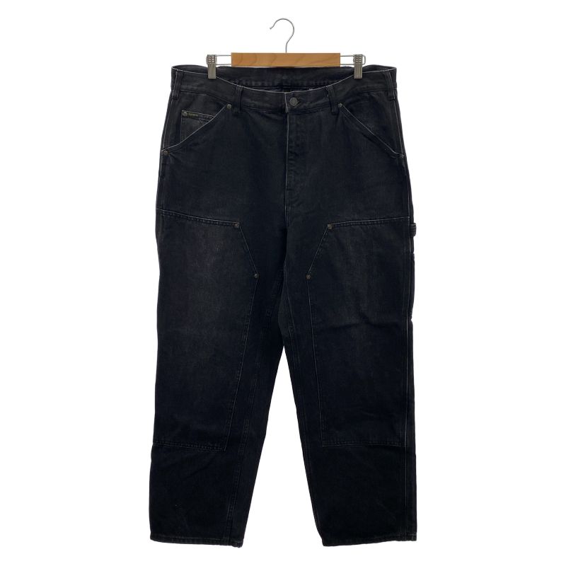 【中古】Supreme 24SS ×MM6 Maison Margiel Foil Double Knee Painter Pant サイズ36 ブラック シュプリーム マルジェラ[17]