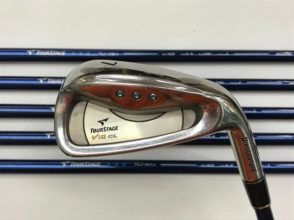 ブリヂストン　ツアーステージ V-iQ CL (2006)　TLI-40α　Lフレックス　アイアンセット　中古【最短即日発送】