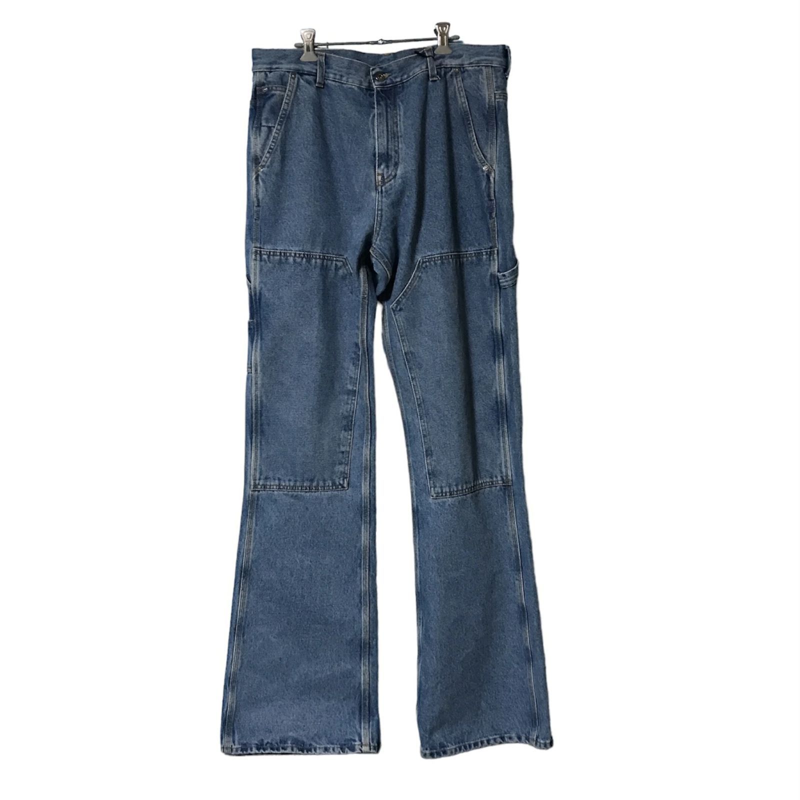 [城東76-019/併売] Off-White 22AW Flare Carpenter Jeans オフホワイト フレアジーンズ サイズ34