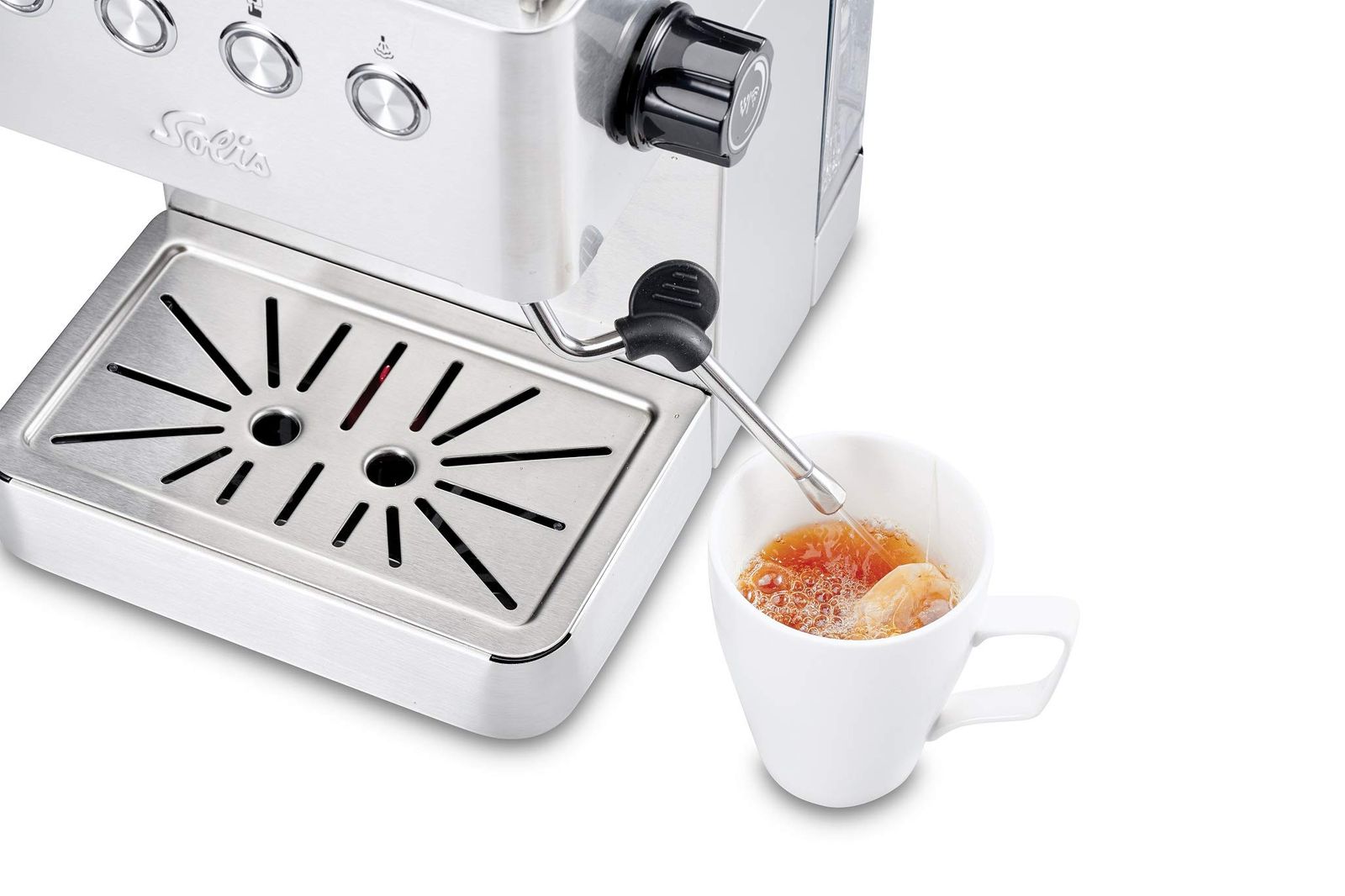 ソリス バリスタ グラングストー（Solis Barista Gran Gusto）エスプレッソマシン シルバー SK1014
