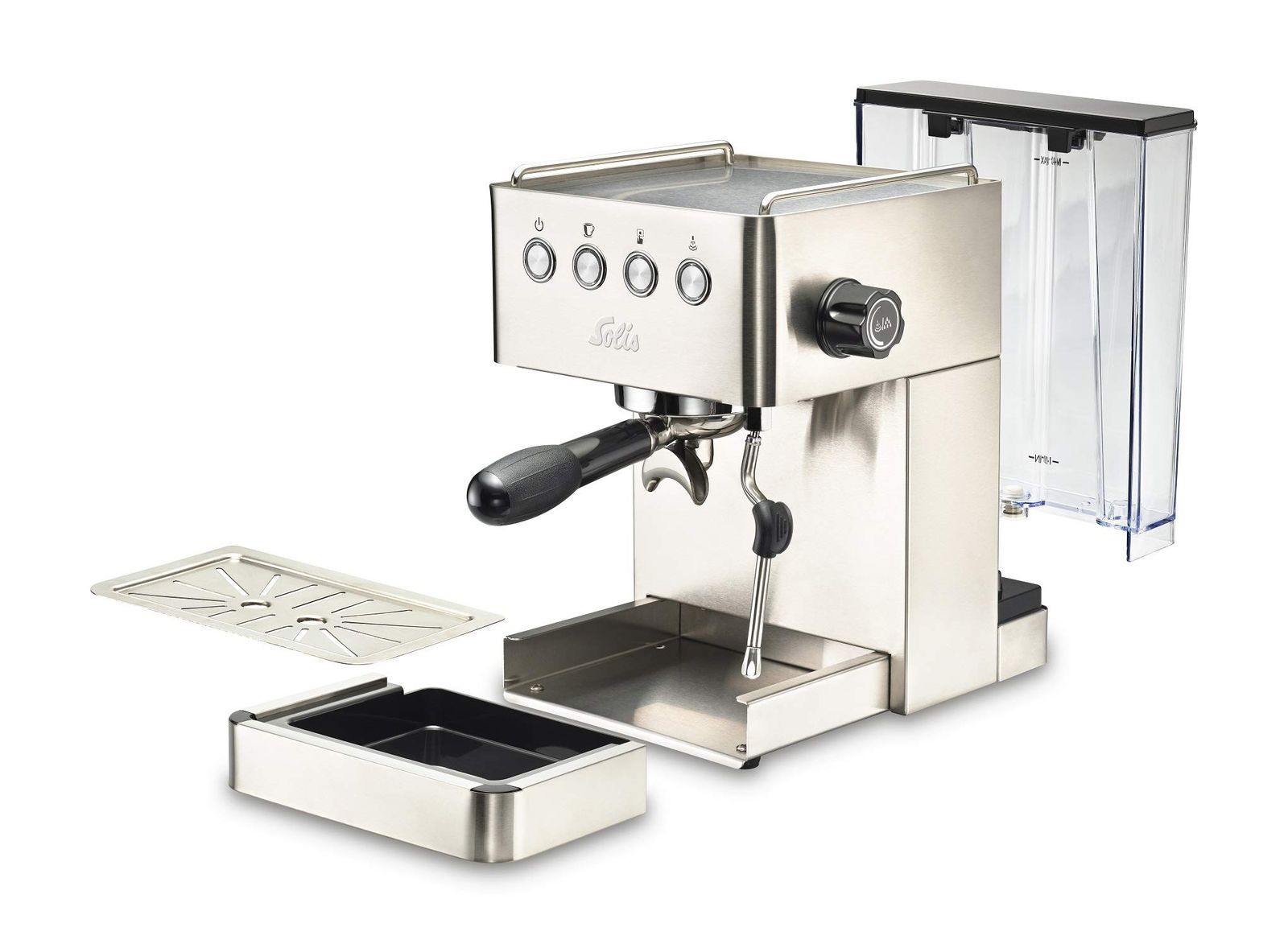 ソリス バリスタ グラングストー（Solis Barista Gran Gusto）エスプレッソマシン シルバー SK1014