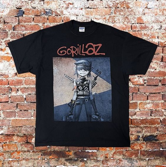 Gorillaz ゴリラズ Tシャツ Cyborg Noodle ヌードル ツアーT バンドT