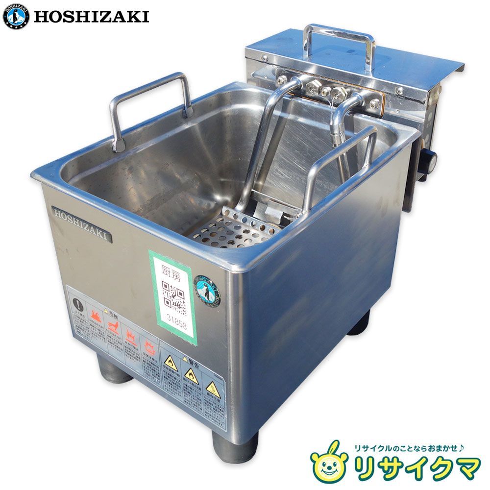 【中古】M▽ホシザキ 業務用 電気フライヤー 油量8L 卓上 単相200V FL-8TB (31858)