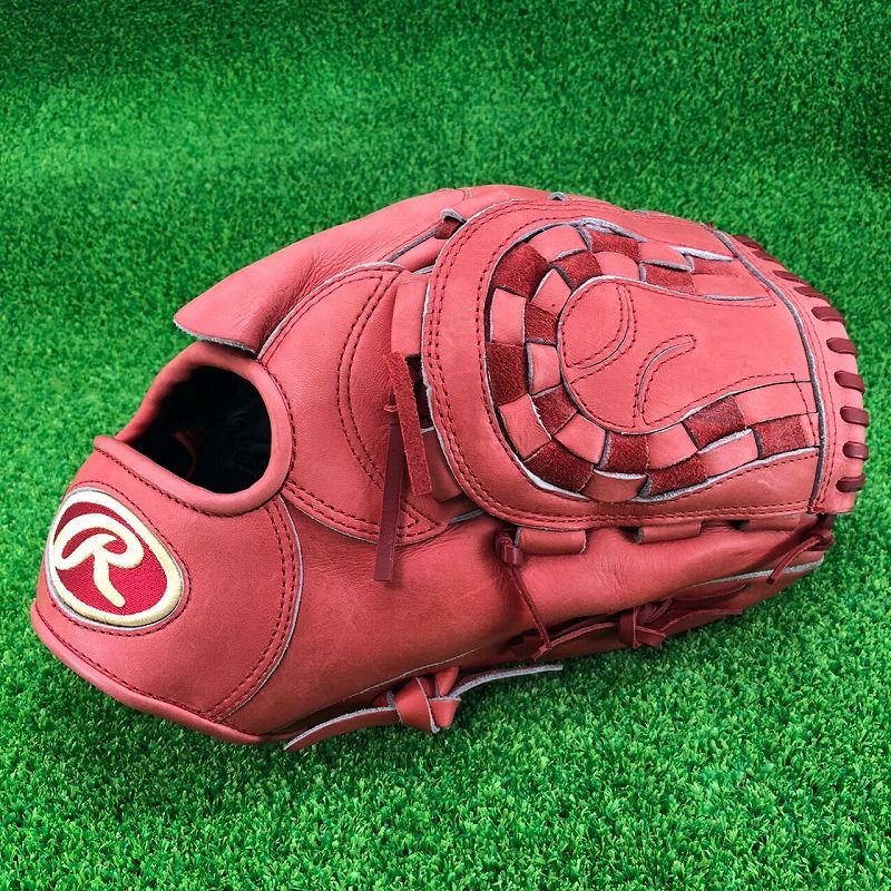ローリングス 岡島秀樹モデル ボール型ウェブ レア Rawlings 一般用大人サイズ 投手用 軟式グローブ RG-28HO