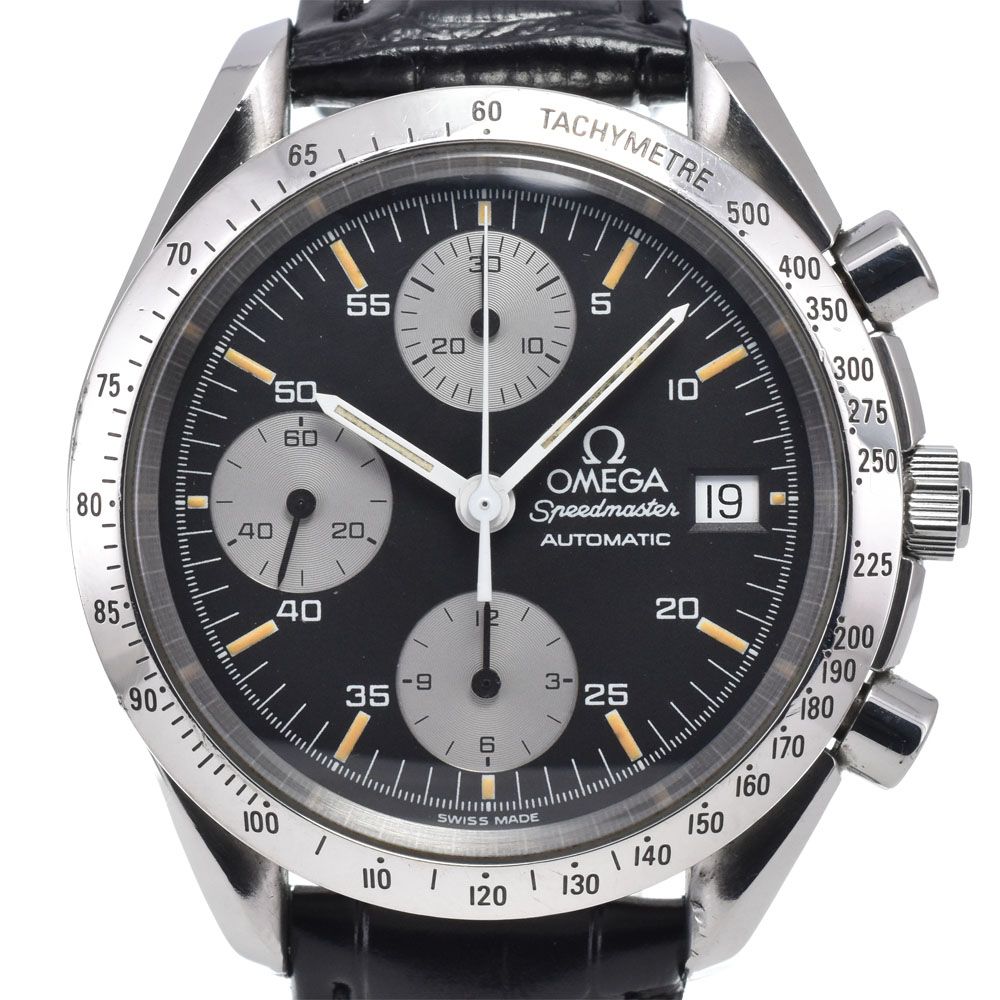 オメガ OMEGA 3511.50 スピードマスター クロノグラフ ブラック 自動巻き メンズ 腕時計 L#146711