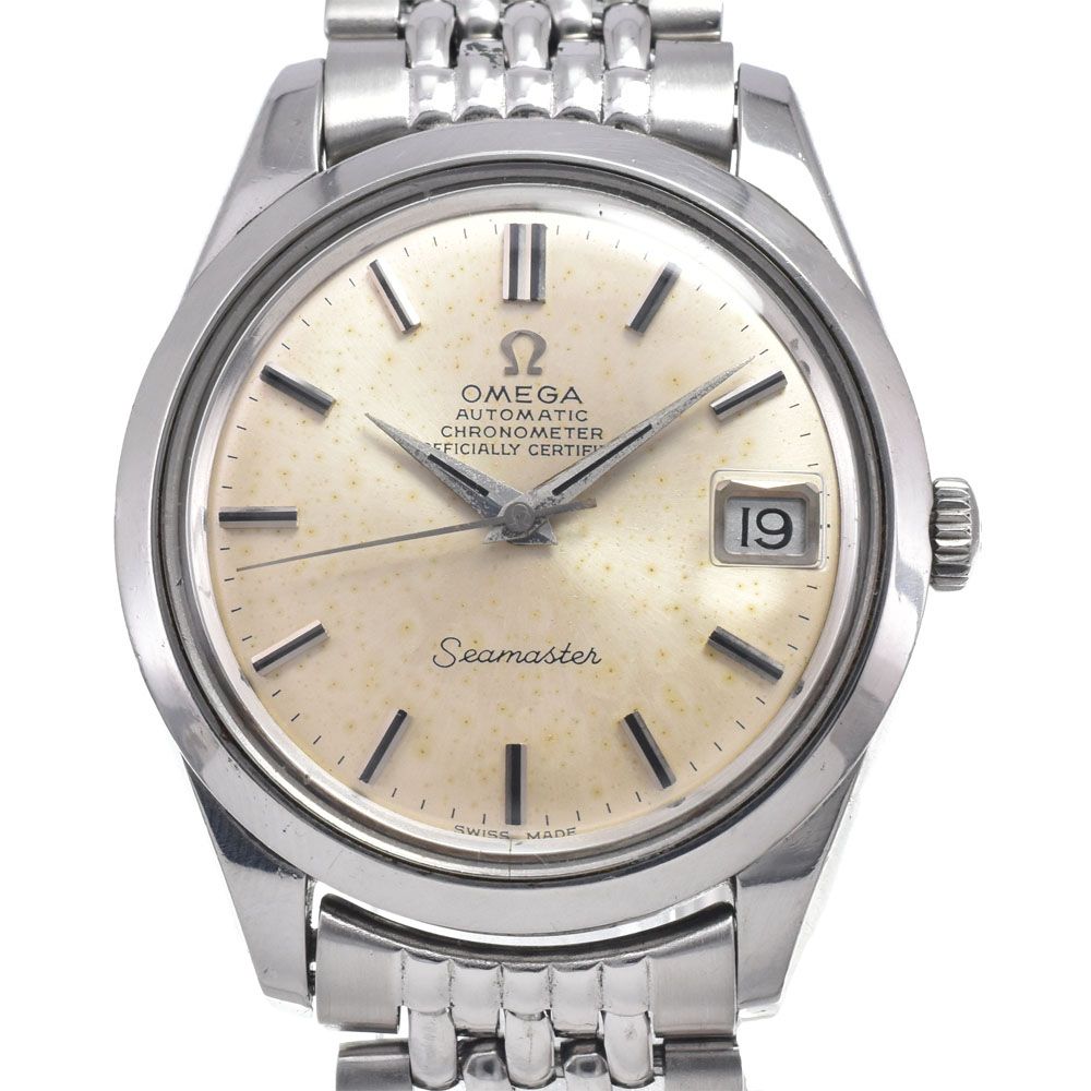 オメガ OMEGA Ref.166.010 ヴィンテージ シーマスター Cal.564 シルバー 自動巻き メンズ 腕時計 L#147885
