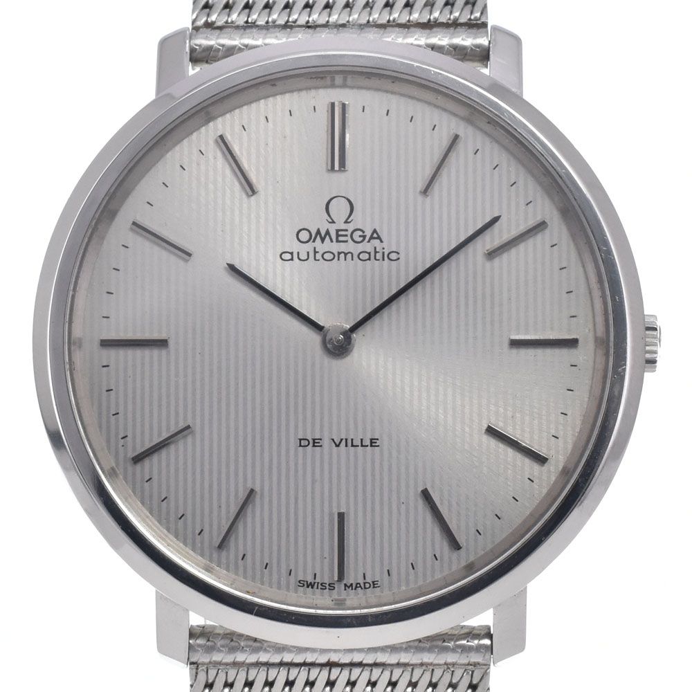 オメガ OMEGA 151.0039 ヴィンテージ デビル Cal.711 シルバー 自動巻き メンズ 良品 腕時計 L#146891