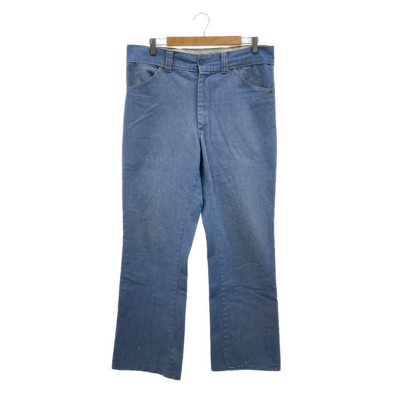 【中古】60s～70s デニムパンツ TALONジップ USA製 ▲穴有り ヴィンテージ[17]