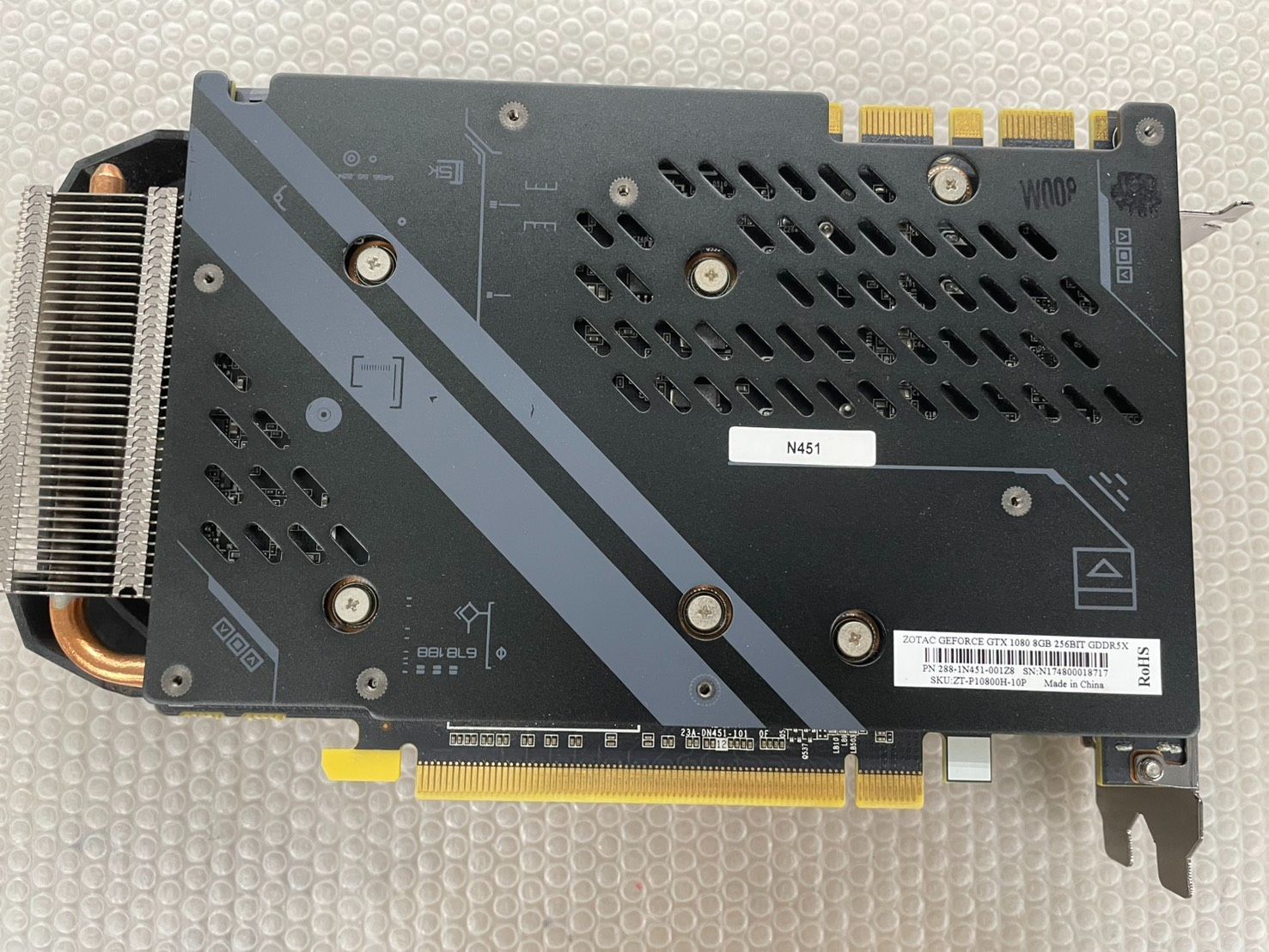 GTX 1080 ZOTAC 動作品 8GB GDDR5X - メルカリ