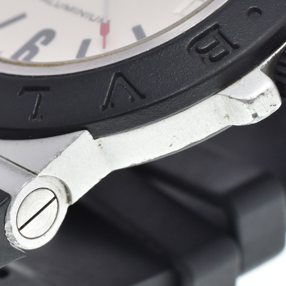 ブルガリ BVLGARI AL38A アルミニウム デイト シルバー 自動巻き