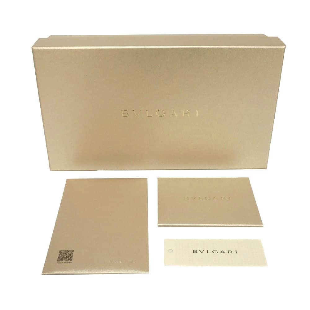 BVLGARI ブルガリ クリップ ラージ ウォレット グレイン カーフ
